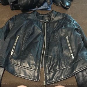 Leather jacket
